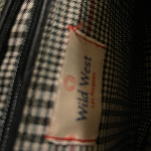 Wild West Los Angeles Black Leather Backpack - Picture 7 of 8